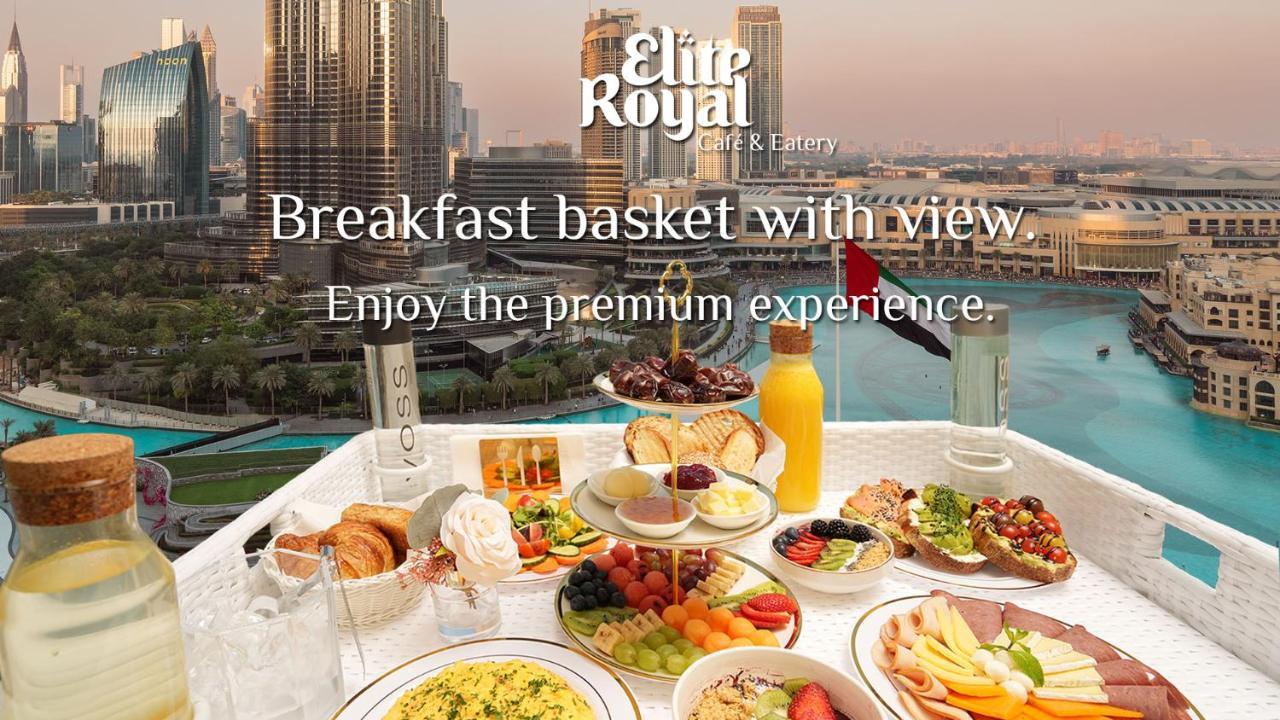 Elite Royal Apartment - Full Burj Khalifa & Fountain View - Premium Dubai Exteriör bild